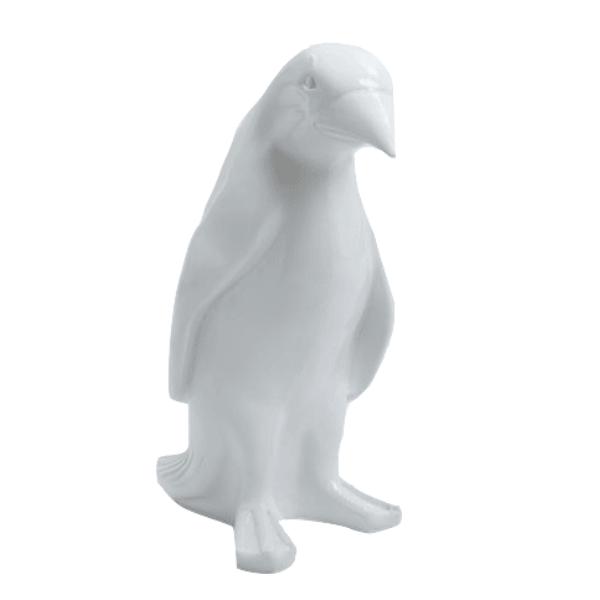Resine Sculpture Pingouin 120CM Blanc MATIS - S&C