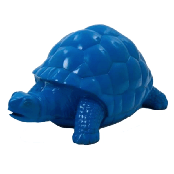 Resine Sculpture Tortue 110CM Bleu Nuit JALMIR - S&C