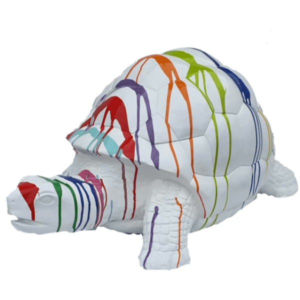 Resine Sculpture Tortue 110CM Multicolore BENVOL - S&C
