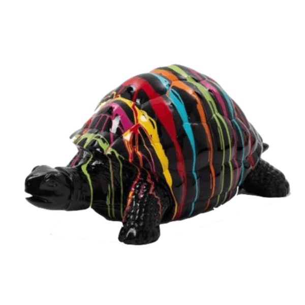 Resine Sculpture Tortue 110cm Multi Couleur MIRELLE - S&C