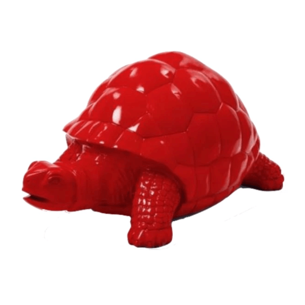 Resine Sculpture Tortue 110CM Rouge VYLAS - S&C