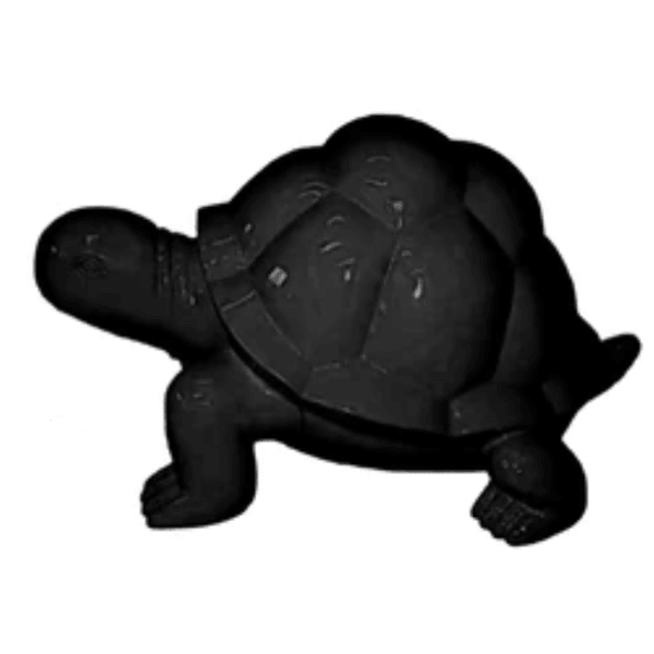 Resine Sculpture Tortue 45CM Noir KALEN - S&C