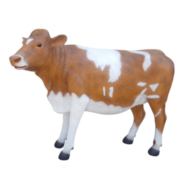 Resine Sculpture Vache 225CM Montbéliarde Bis GARALD - S&C