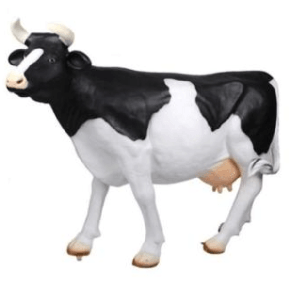 Resine Sculpture Vache 225CM Naturel RONEL - S&C
