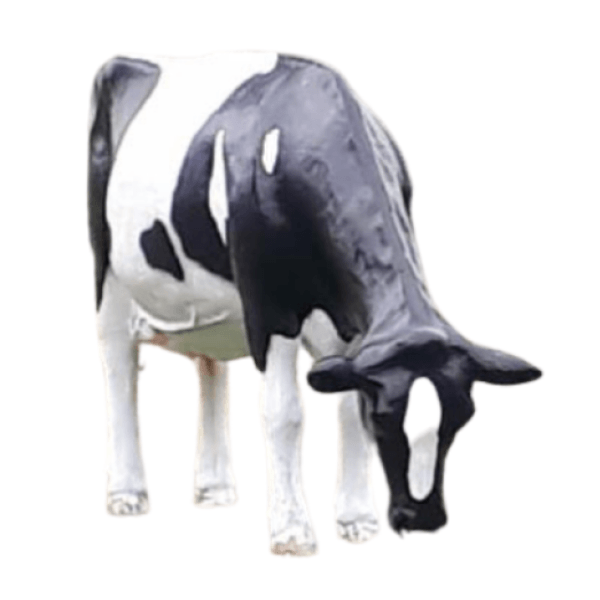 Resine Sculpture Vache 225cm Naturel OLEANDRE - S&C